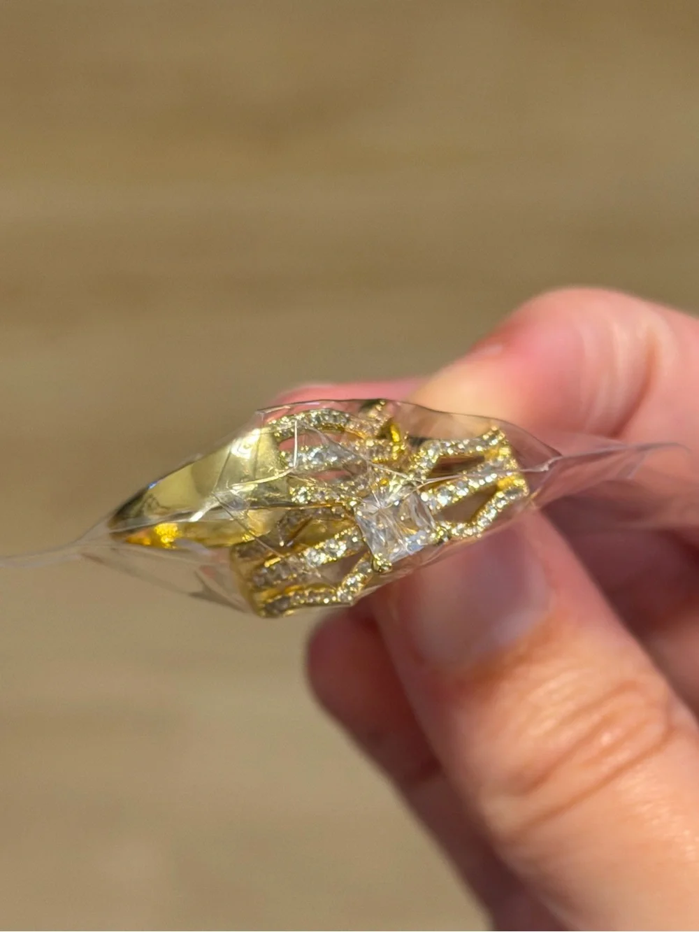 NEW gold ring set!